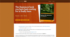 Desktop Screenshot of expressjs-book.com